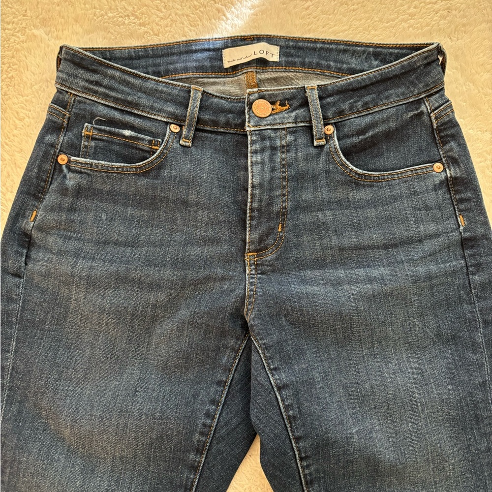 Loft Petite Curvy Skinny Jeans